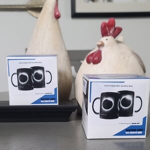 Solar Eclipse Heat-Sensitive Mug Set Of 2